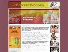 Tablet Screenshot of herbashop.no